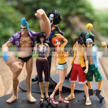 hot One Piece anime japan plastic action figures/custom make movable action figure toys/China factory OEM action figure toys