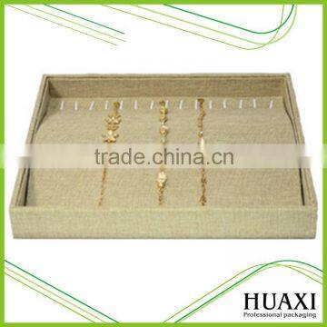 Wholesale Factory Price Wood Jewelry Dispay Trays for Bracelets and Necklaces