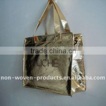 2012non woven lamination promotion zipper bag