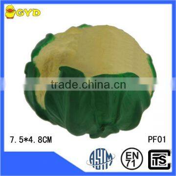 PU cauliflower shape stress ball/ promotional gifts PU cauliflower shape stress