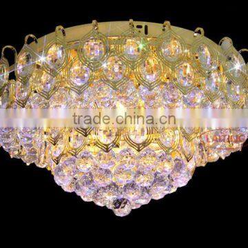 Cheap Gold K9 Crystal LED Kitchen Ceiling Lights