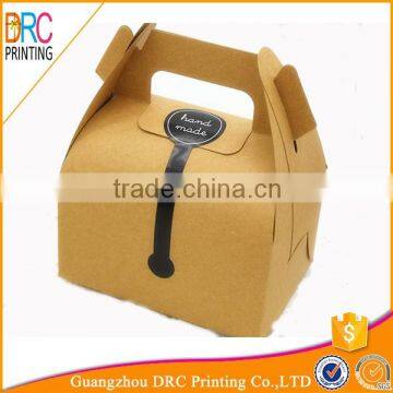 Handmade Cardboard Paper Cup Cake Box With Handle photo-2