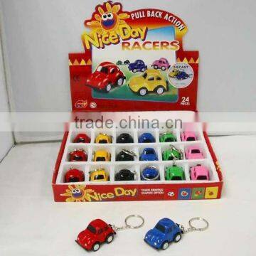 SH3800238 HOT Sale Alloy Diecast Pull Back Car with Key Chain Mini and School bus Toys