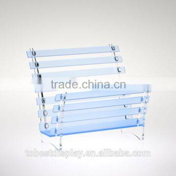 innovative design desktop acrylic magazine holder,acrylic magazine rack,acrylic magazine display