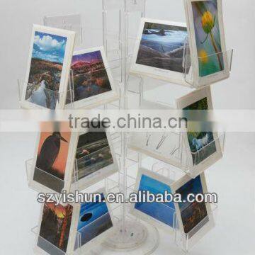 Acrylic brochure display stand,acrylic book shelf