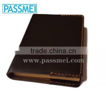 Genuine Leather Case for notebook with leather cover casecover case for notebook with card holder