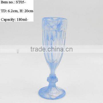 Alabaster Champagne Flute Glass for Home Deco and Holidays photo-5