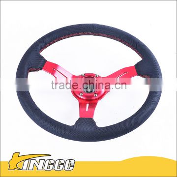 2016 trending products for racing car real leather steering wheels