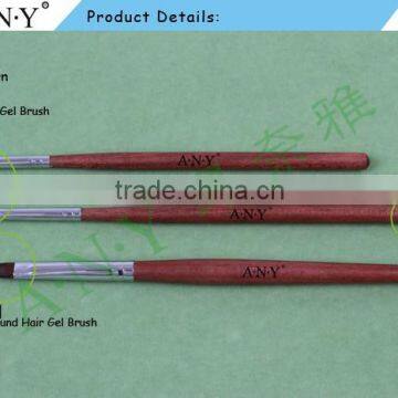 ANY Nail Care Tools Rosewood Handle UV Gel Brush Nail Art Beauty photo-5