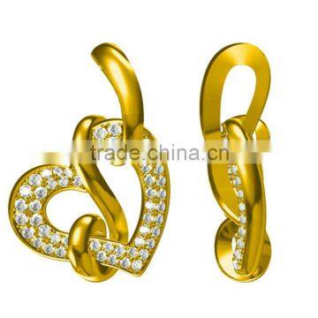 Jewelry CAD Model Diamond Pendant for Ready Sale