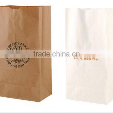 Custom Cheap White/Brown Kraft Paper Bag