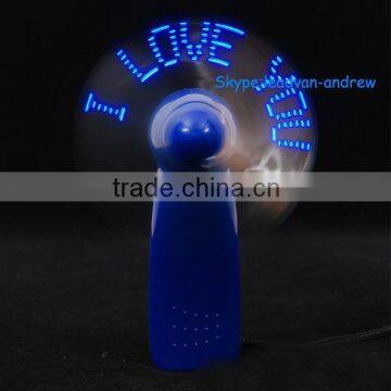 2015 Hot Sale Customize Mini LED Fan,Handheld Hanging LED Message Fan photo-4