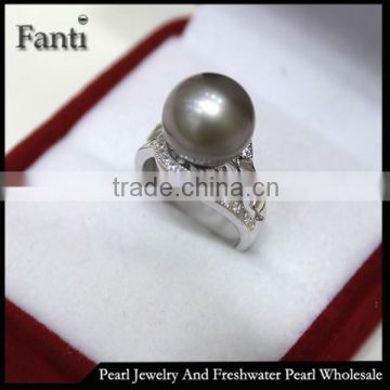 lasted pearl price jewelry price wholesale natural pearl ring real 925 silver ring