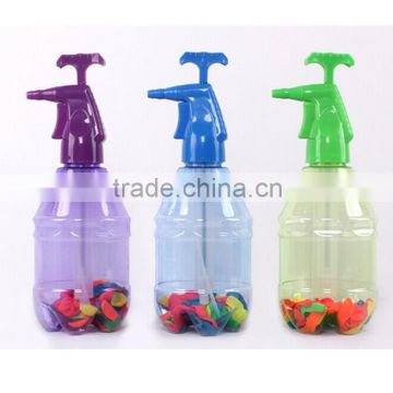 Plastic Water Pump Bottle with Ballon