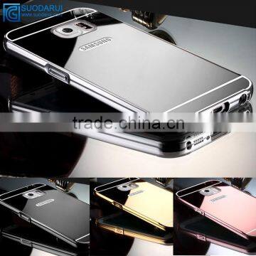 New arrival aluminum metal mirror case for samsung galaxy note 7 mirror back cover case