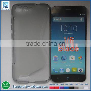 Flexible soft gel case For Zte blade v6 s line tpu case Mix colors
