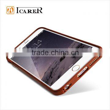 ICARER Luxury Genuine Leather Case For Apple IPhone 6 6S Plus Ultra Thin Mobile Phone Back Cover For IPhone6 4.7 5.5 Inch Quality Choice photo-5