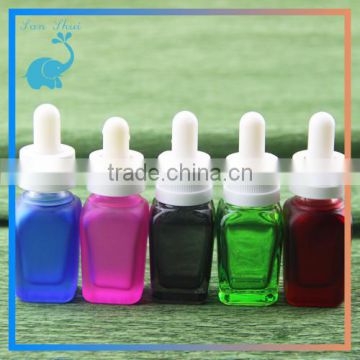 colored bottles glass dropper bottle with childproof tamper evident caps