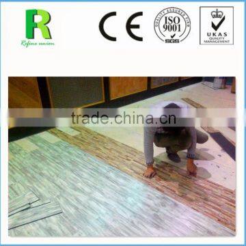 Wood grain Good quality PVC click lock Vinyl flooring tile