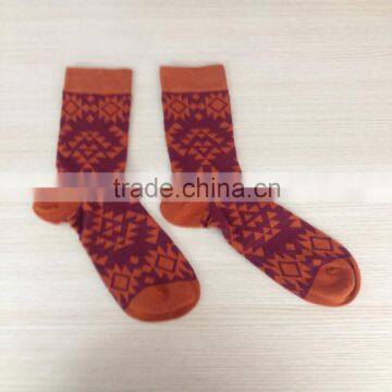 Custom Design Fashion Fire Colorful Cotton Socks