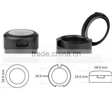 Round Single Color Eyeshadow Container With Skylight