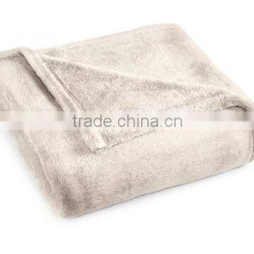 Plush Throw-Ivory