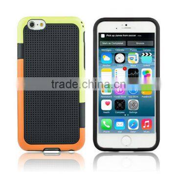 New Style Colorful Hybrid case for iphone6 6s Contrast Color PC + TPU back cover case For iphone 6 6S