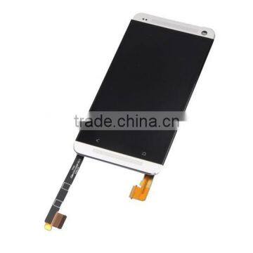 Hot sale lcd for HTC One M7 lcd digitizer with frame