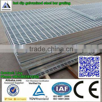 hot dip galvanized steel bar grating with TUV Rheinland Certificate