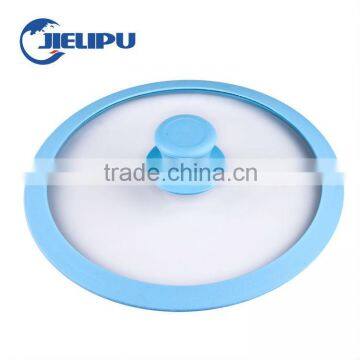 china factory produce silicone glass lid with knob