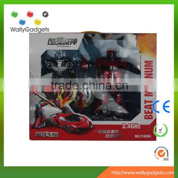 Intelligent Shifting Robot hobby 2.4G RC Distortion Deformation Stunt Cars Remote Robot Car Toys Transform