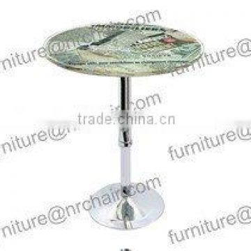 acrylic bar cocktail table