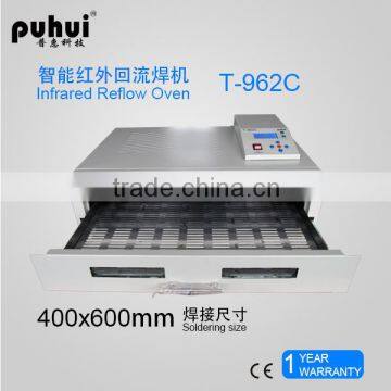 Infrared reflow oven machine,desktop reflow oven,smt mini reflow oven,puhui t962c