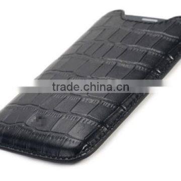 Hand-Stitched Custom Made Opening Leather Case for Samsung Galaxy S6 Edge