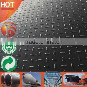 S235JR Mild Steel Hot Rolled Stock 4mm thick steel checker plate