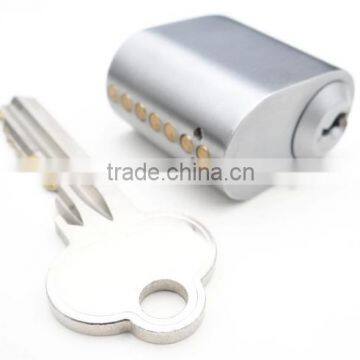31mm Sweden Satin Chrome Brass Oval Lock Cylinder 701 photo-3