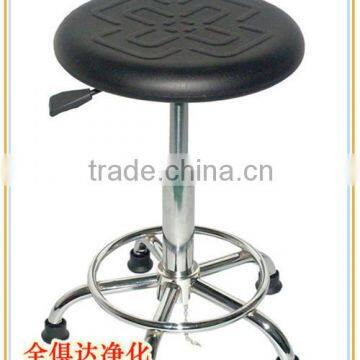 Black Cleanroom ESD PU Foamed Chair