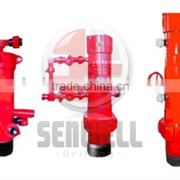 Drill pipe cement head for liner cementing operations