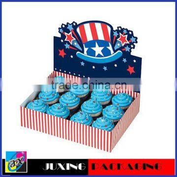 hot sell customized designer cupcake boxes