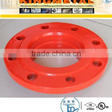 Ductile Iron Grooved Pipe Fittings Adaptor Flange