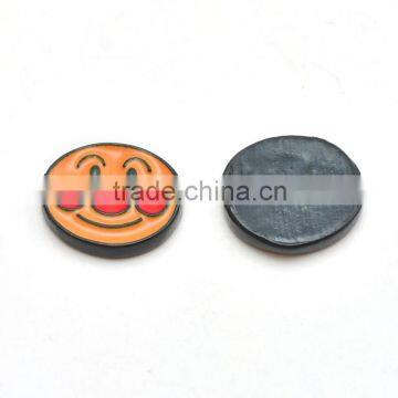 New arrival fashion carton face design DIY jewelry accessories alloy enamel accessories size 10*9mm