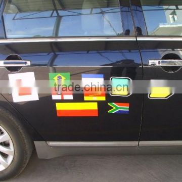 car flag car magnet