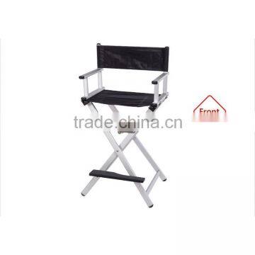 CE Certificate Aluminum Director Chair Black Makeup Chair photo-3