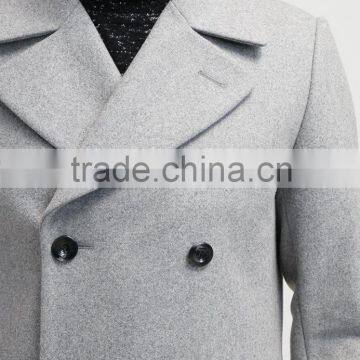 2016 OEM Design High Quality Men Custom Made Wool Coat photo-2