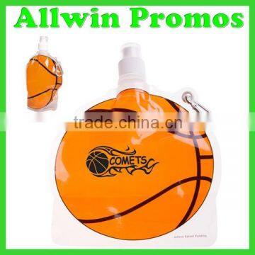 HydroPouch! Basketball Collapsible Water Bottle