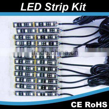 6-12pc Customized Motorcycle Led Lighting Kit