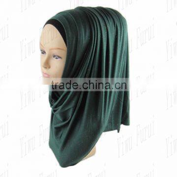 Fashion wholesale glitter jersey hijab hot arab muslim shimmer shawl hijab scarf