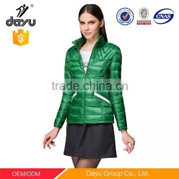 Polyester jacket parka womens bomber jacket fashion winter coat factory