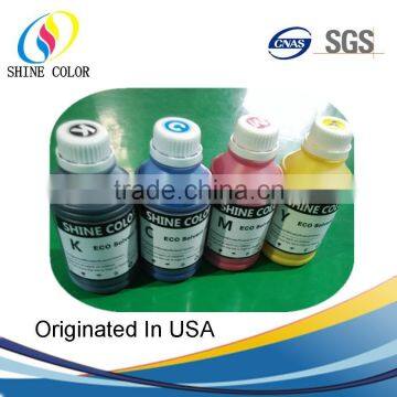 4 Color Bottle Eco Solvent Printing Ink for Epson/Mimaki/Roland Printers Bulk Buy