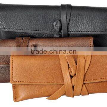 genuine leather pencil pouch